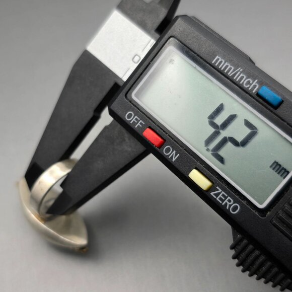 VTG Taxco Sterling Silver Marquise Dome Ring Size 6 TM-156 Rope Accent 8.04g - Picture 11 of 14